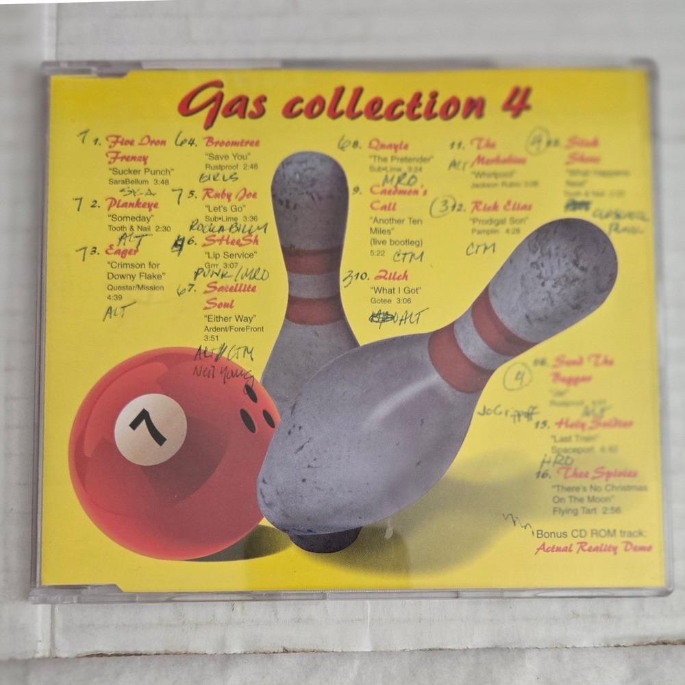1997 7ball Magazine Gas Collection 4 Vintage CD Promo Five Iron Frenzy 90s